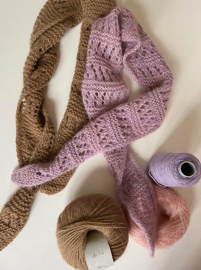 Air Vibe Scarf af Knit Your Vibe, No 1 strikkekit Strikkekit Knit Your Vibe 