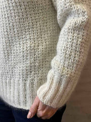 Ellen sweater, No 18 + Silk mohair strikkekit Strikkekit Önling - Katrine Hannibal 