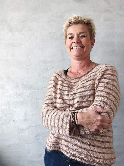 Edel sweater, strikkeopskrift Strikkeopskrift Önling - Katrine Hannibal 