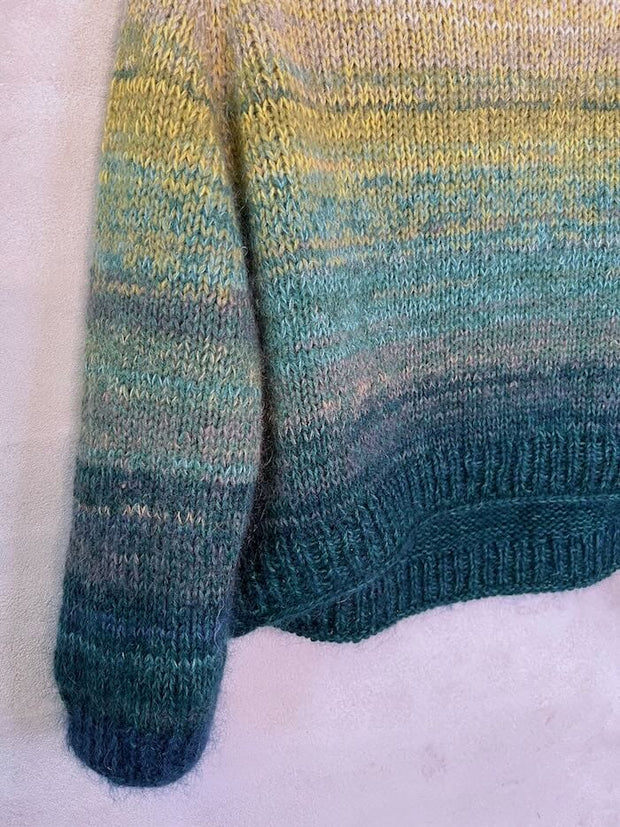 Iridia sweater af Önling, strikkekit (ex silk mohair) Strikkekit Önling - Katrine Hannibal 
