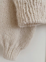 Louisiana Sweater fra PetiteKnit, strikkekit Önling No 12 + silk mohair Strikkekit PetiteKnit 