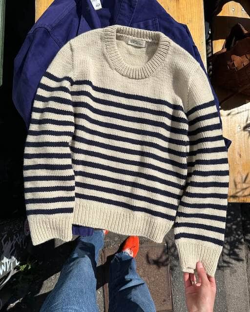 Lyon Sweater fra PetiteKnit, strikkeopskrift Strikkekit PetiteKnit 