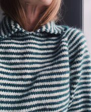 Stripe overload sweater af Spektakelstrik, strikkeopskrift Strikkeopskrift Spektakelstrik 