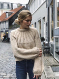 Sunday sweater fra PetiteKnit, No 1 + silk mohair strikkekit
