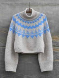 OBS: TEMPLATE Super Selene sweater af Anne Ventzel, No 15 + Silk mohair kit (UDEN OPSKRIFT) Strikkekit Anne Ventzel 