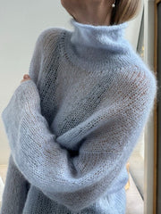 Light Loop high neck sweater fra Other Loops, strikkeopskrift MANGLER MATERIALER Strikkeopskrift Other Loops 