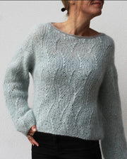 No 18 sweater af VesterbyCrea, strikkeopskrift Strikkeopskrift VesterbyCrea 