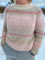 Red resterne sweater af Katrine Hannibal for Önling, strikkeopskrift Strikkeopskrift Önling - Katrine Hannibal 