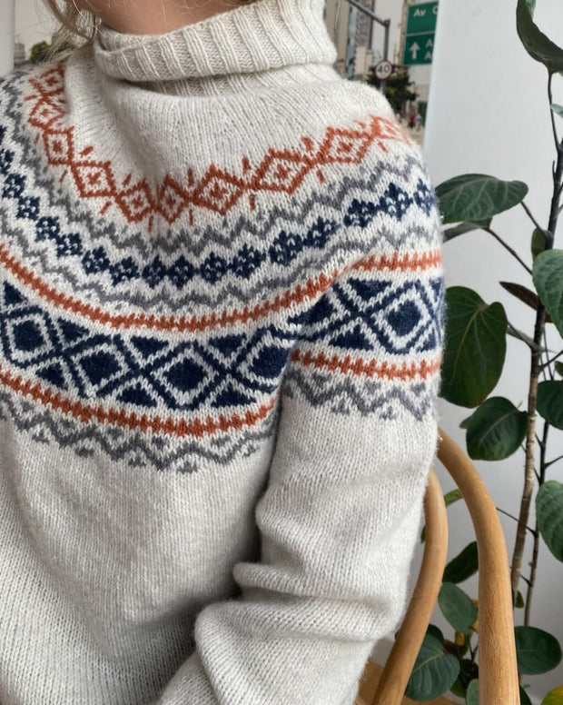 Sirid Færøsk Sweater fra Önling, strikkeopskrift Strikkeopskrift Önling - Katrine Hannibal 