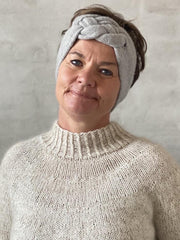 Advent 2019, Pandebånd med Josephine knot, strikkeopskrift Strikkeopskrift Önling - Katrine Hannibal 
