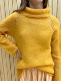 Amsterdam Sweater fra Yarn Lovers, silk mohair strikkekit