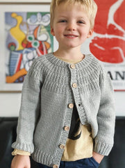 Ankers jakke til børn fra PetiteKnit, Strikkeopskrift Strikkeopskrift PetiteKnit 