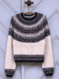 Badger and Bloom sweater af Anne Ventzel, No 2 + Silk mohair kit Strikkekit Anne Ventzel 