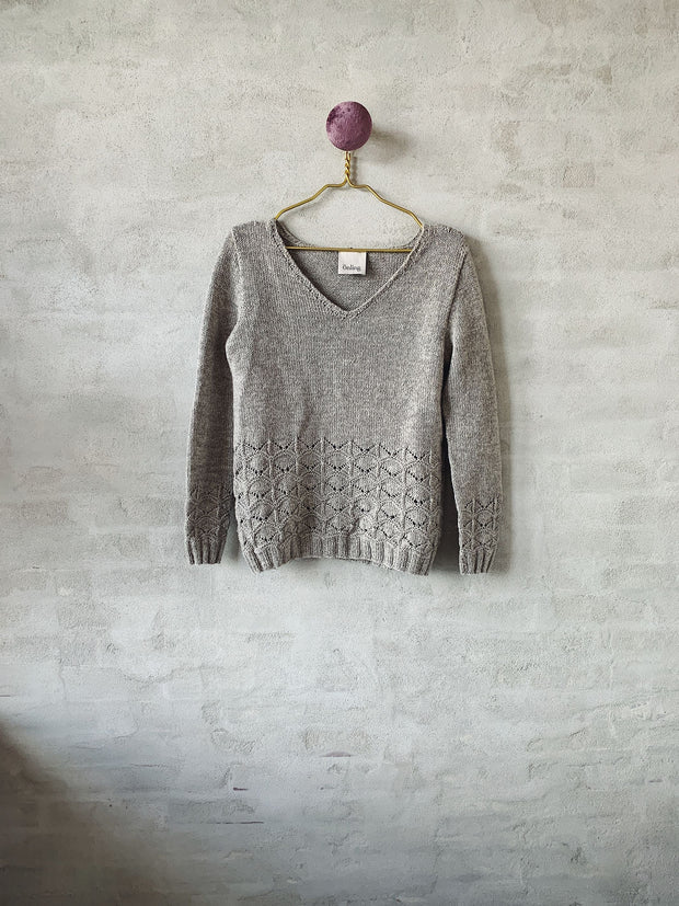 Becca sweater, strikkeopskrift Strikkeopskrift Önling - Katrine Hannibal 
