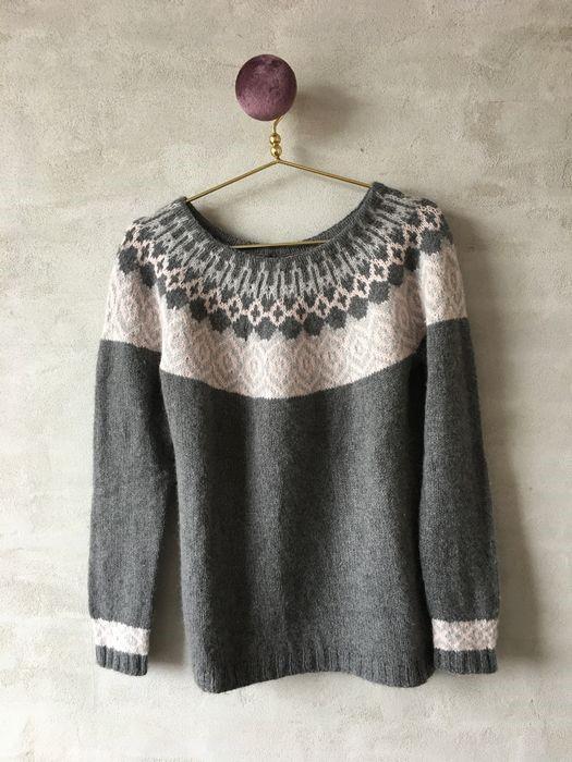 Björk sweater fra Önling, No 2 + silk mohair strikkekit