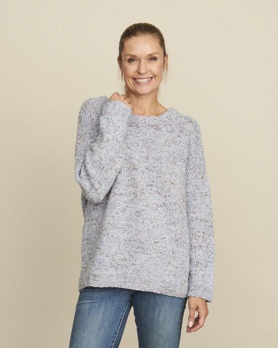 Brigitte B sweater, strikkeopskrift - Önling strikkeopskrifter & garn