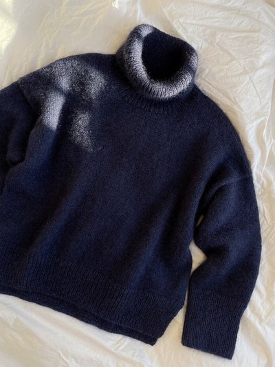 Chestnut sweater fra PetiteKnit, No 20 + Silk mohair strikkekit Strikkekit PetiteKnit 