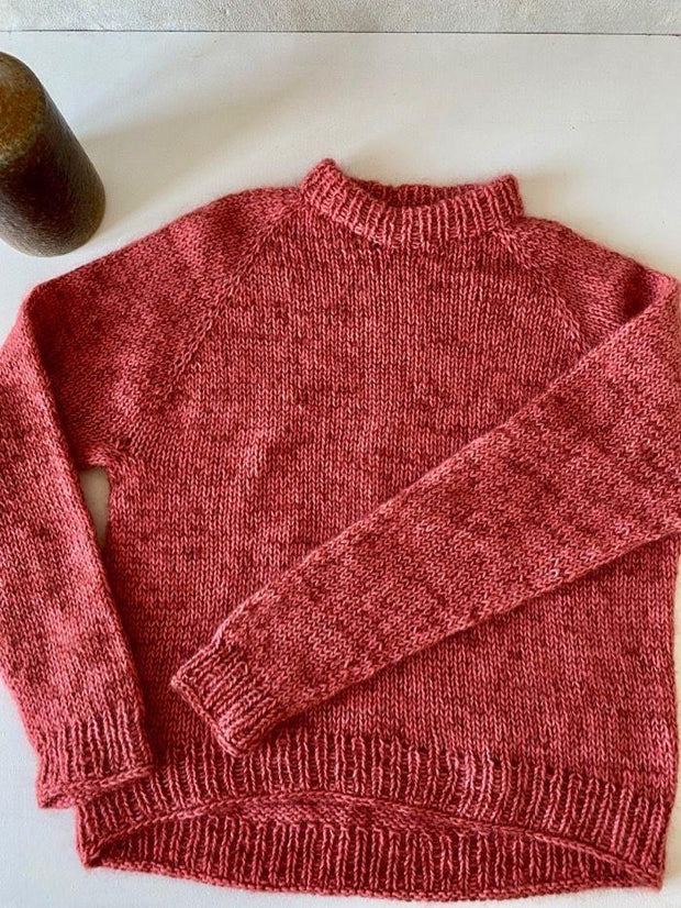 Chunky Easy Peasy sweater, No 1 + silk mohair strikkekit Strikkekit Önling - Katrine Hannibal 