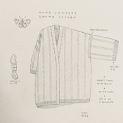 Comma Cocoon af Anne Ventzel, No 20 + Silk mohair kit Strikkekit Anne Ventzel 