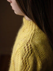 Copenhagen Sweater fra Yarn Lovers, No 1 og silk mohair strikkekit