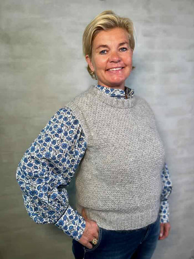 Dahlia vest fra Önling, No 20 + Silk mohair strikkekit Strikkekit Önling - Katrine Hannibal 