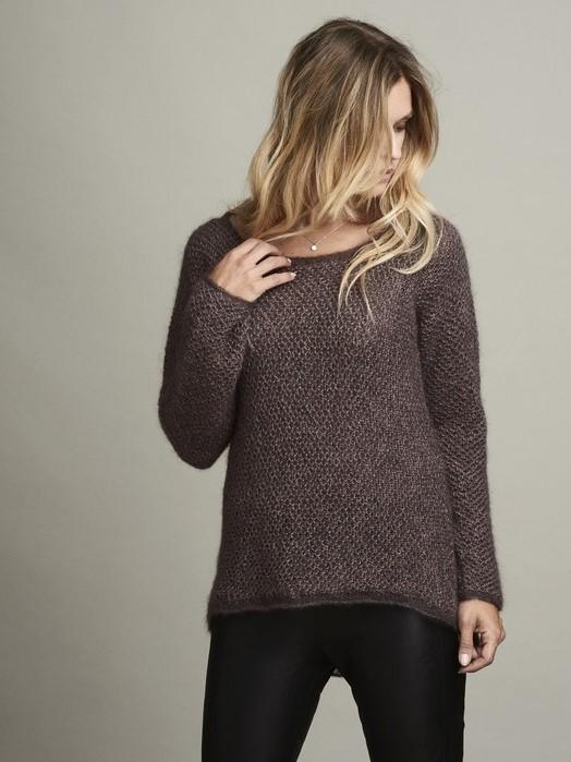 Damask sweater, strikkeopskrift Strikkeopskrift Önling - Katrine Hannibal 