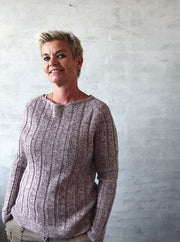 Delia damesweater, strikket i Isager Merilin og Alpaca 1 - Önling strikkeopskrifter og garn