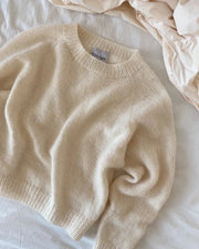 Dikkedarer sweater fra Petiteknit, No 12 + silk mohair strikkekit Strikkekit PetiteKnit 