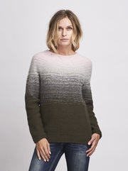 Dip dye colors sweater fra Önling, No 2 strikkekit