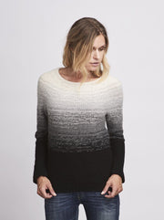 Dip dye colors sweater, strikkeopskrift - Önling strikkeopskrifter & garn