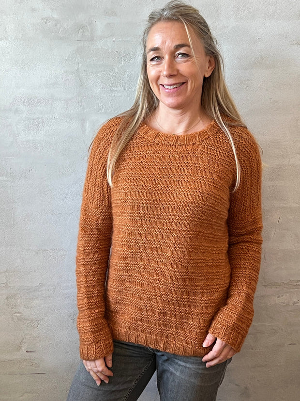 Dora sweater fra Önling, No 15 og No 10 strikkekit Strikkekit Önling - Katrine Hannibal 
