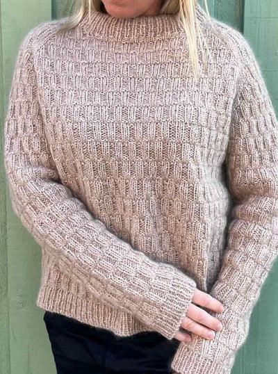 Esther sweater fra Önling, No 20 + silk mohair strikkekit Strikkekit Önling - Katrine Hannibal 