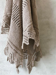 Strikkeopskrift til Eternal Sunshine sjal, designet af June Thomsen for Yarn Lovers, Önling No 11