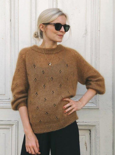strikkeopskrift til Fortune sweater fra PetiteKnit
