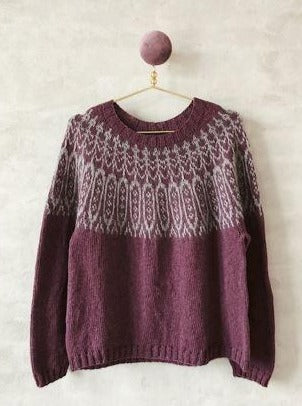 Gerdur Islandsk sweater af Önling, strikkeopskrift Strikkeopskrift Önling - Katrine Hannibal 