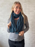 Gitter halstørklæde af Hanne Falkenberg, strikkekit Strikkekit Hanne Falkenberg 