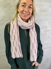 Gitter halstørklæde af Hanne Falkenberg, strikkeopskrift Strikkeopskrift Hanne Falkenberg 
