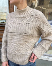 Ingrid Sweater fra PetiteKnit, No 2 + silk mohair strikkekit Strikkekit PetiteKnit 