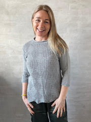 Kabale trøje af Hanne Falkenberg, No 21 strikkekit - Strikkekit Hanne Falkenberg 