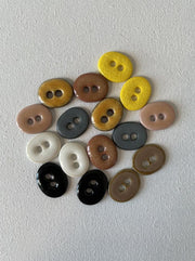 Keramik knapper 13x16mm, af Birthe Sahl Strikketilbehør Birthe Sahl 