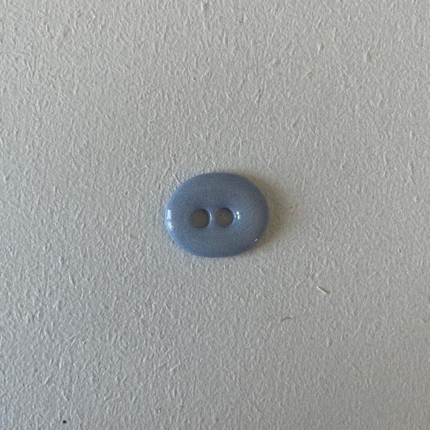 Keramik knapper 13x16mm, af Birthe Sahl Strikketilbehør Birthe Sahl Katrineblå 