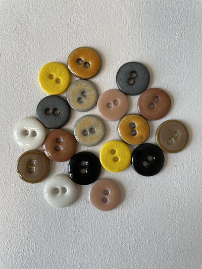 Keramik knapper 16 mm, af Birthe Sahl Strikketilbehør Birthe Sahl 