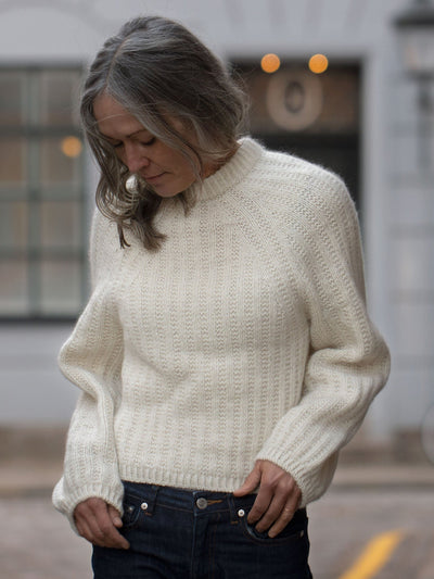 Klint Classic sweater af Anne Ventzel, strikkeopskrift Strikkeopskrift Anne Ventzel 