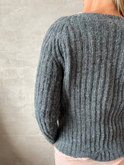 Klokkeblomst sweater, strikkeopskrift Strikkeopskrift Hanne Søvsø 