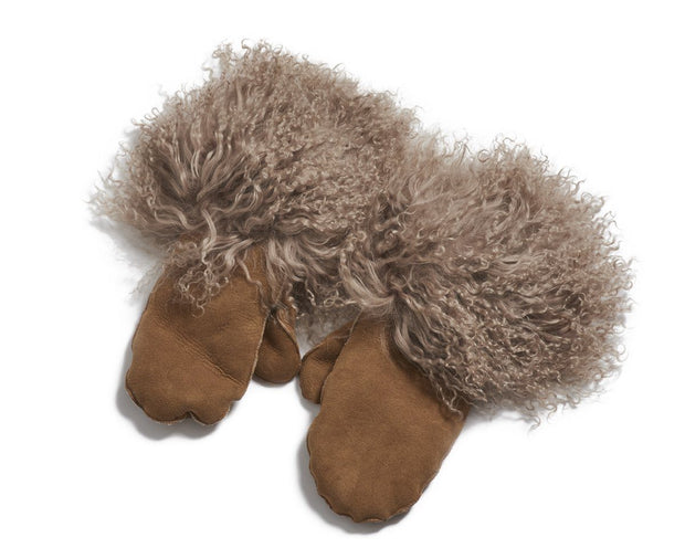Accessories - Luxury Sheepskin Gloves, Brown
