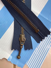 Lynlås til Zipper Sweater / Zipper Slipover af PetiteKnit Accessories PetiteKnit Navy 