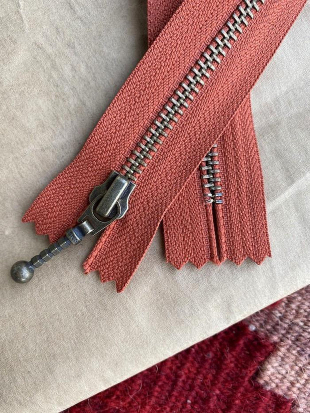 Lynlås til Zipper Sweater / Zipper Slipover af PetiteKnit Accessories PetiteKnit Terrakotta 