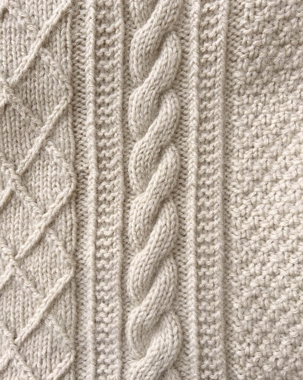 Moby sweater fra Petiteknit, strikkekit i No 15 + silk mohair Strikkekit PetiteKnit 
