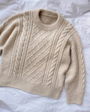 Moby sweater fra Petiteknit, strikkekit i No 16 + silk mohair Strikkekit PetiteKnit 