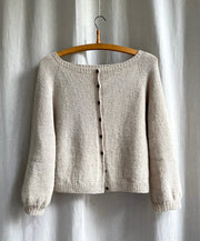 Nigrum cardigan fra Refined Knitwear, strikkeopskrift Strikkeopskrift Refined Knitwear 